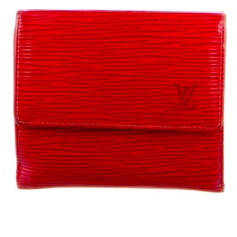 Louis Vuitton Vintage Red Epi Elise Wallet - Picture 1 of 11